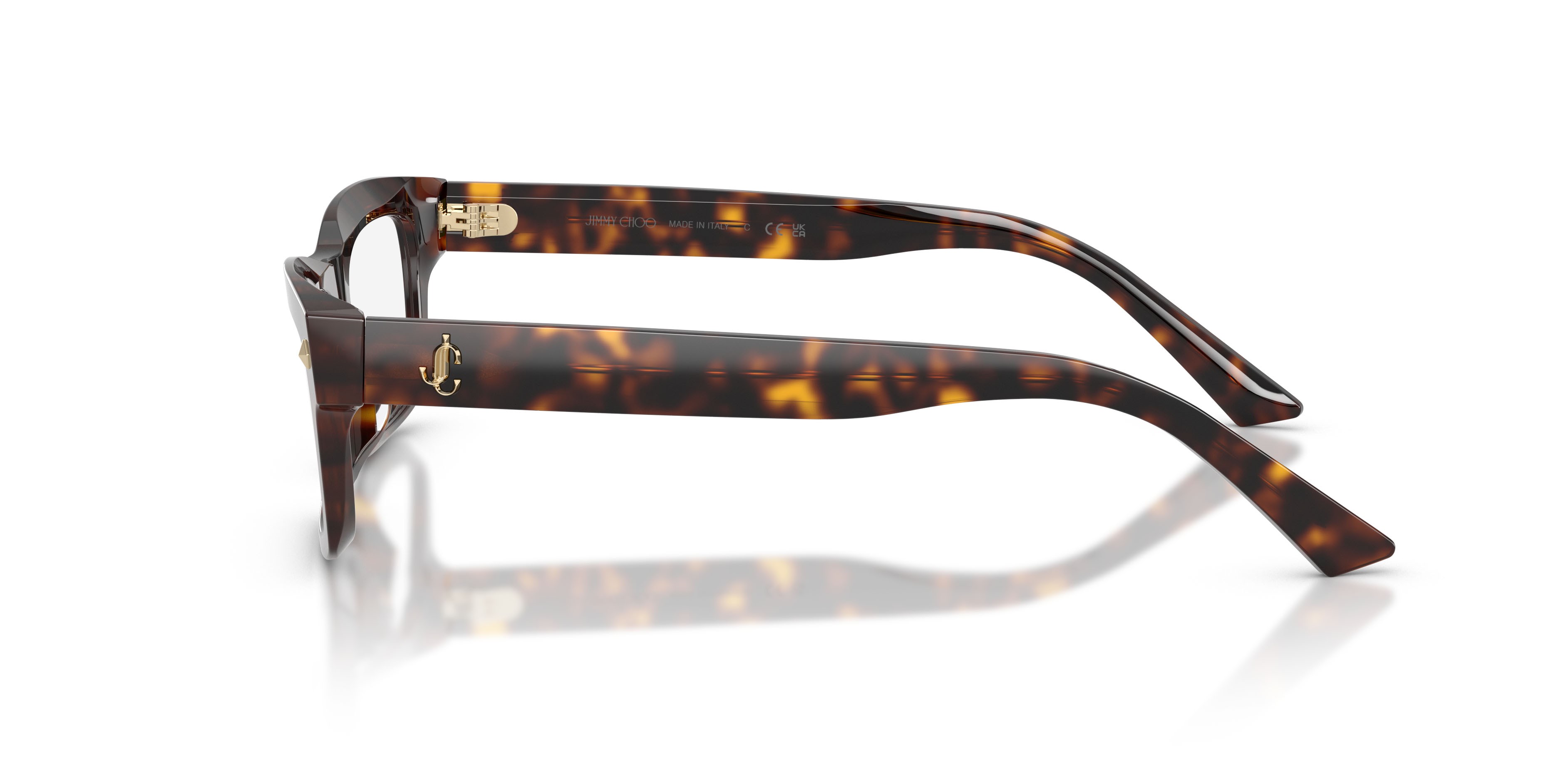 Eyeglasses Jimmy Choo JC 3057U (5002) color havana shape rectangle lenses lente demo