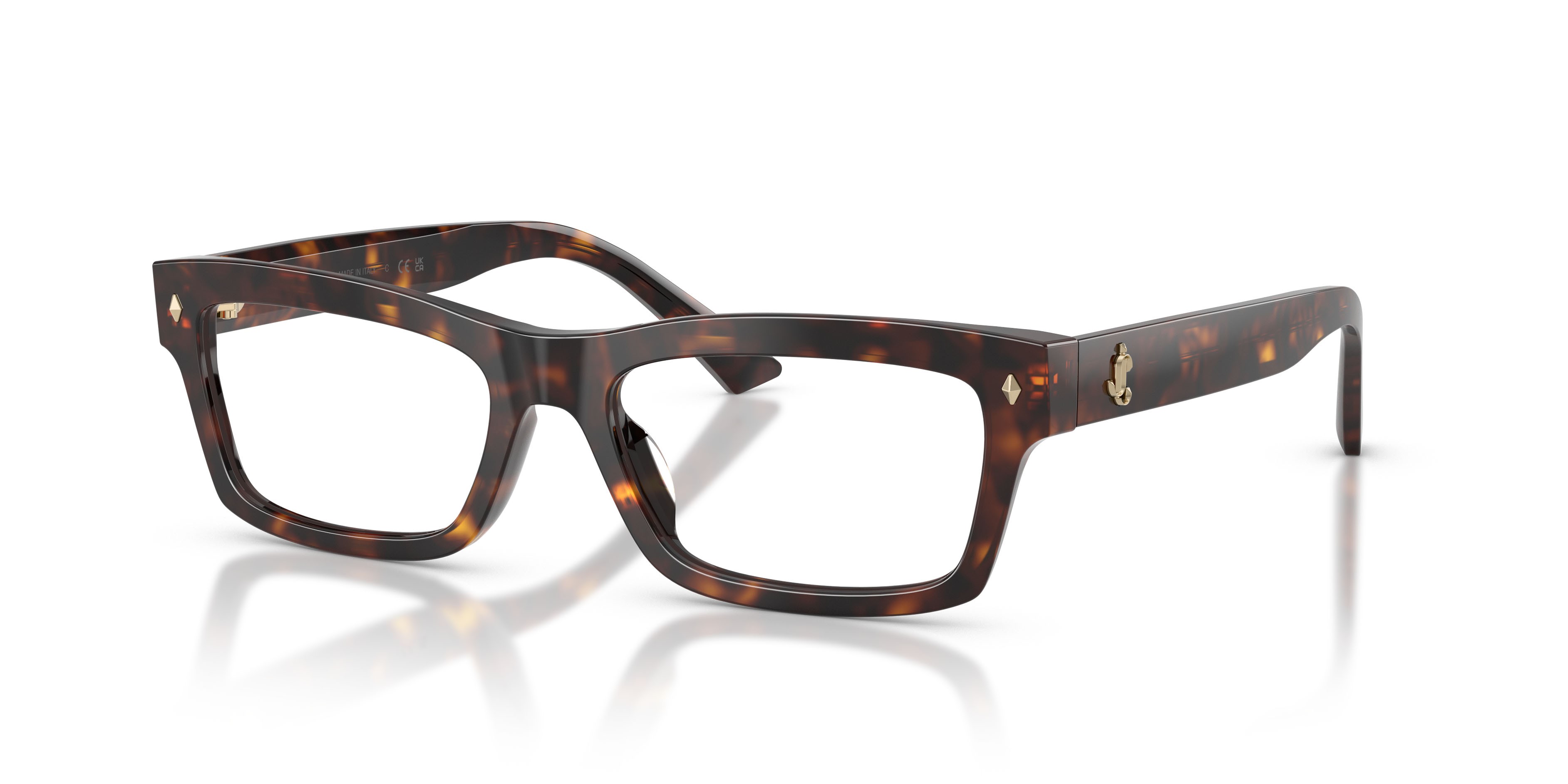 Eyeglasses Jimmy Choo JC 3057U (5002) color havana shape rectangle lenses lente demo