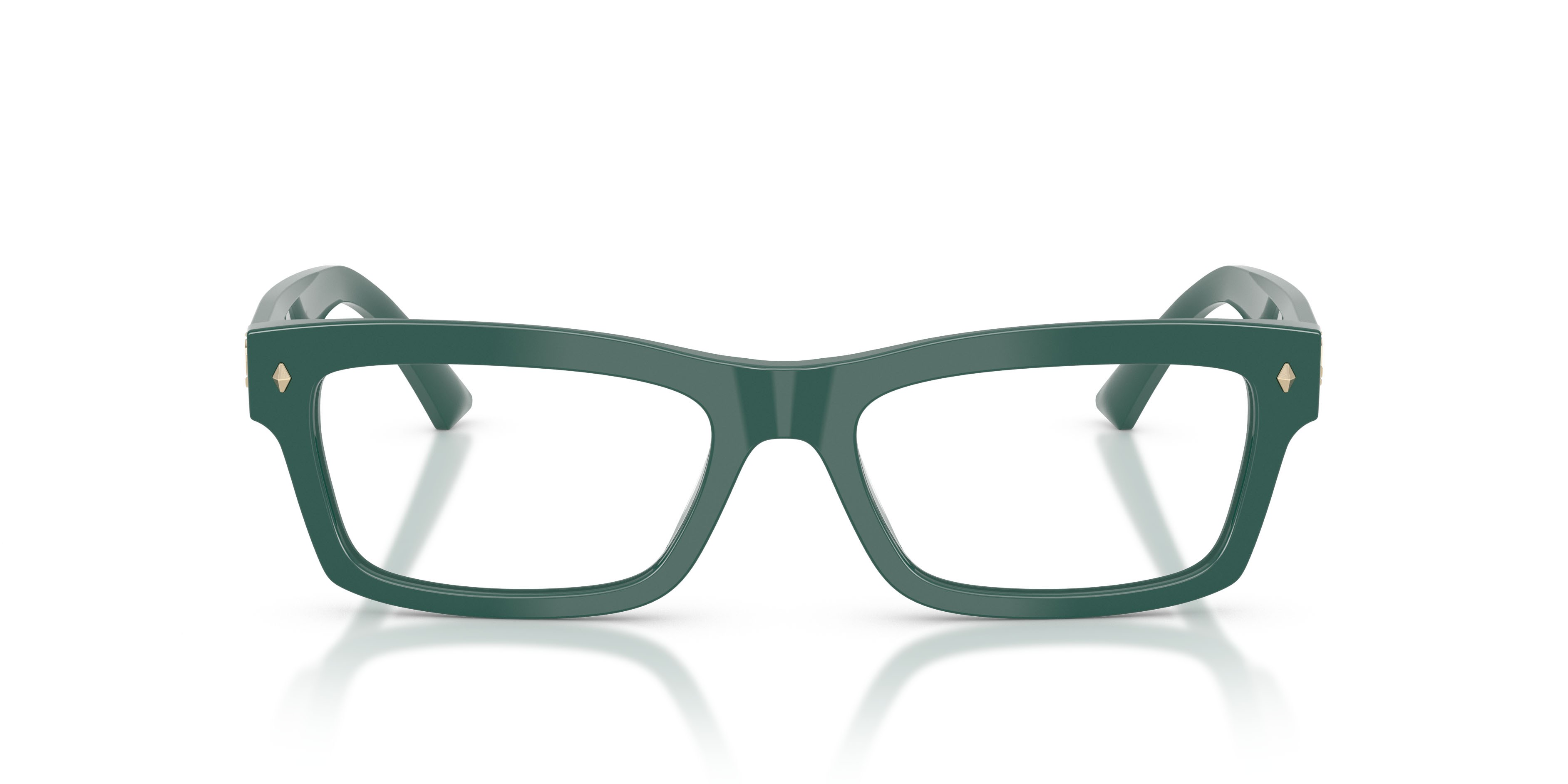 Eyeglasses Jimmy Choo JC 3057U (5101) color verde scuro shape rectangle lenses lente demo