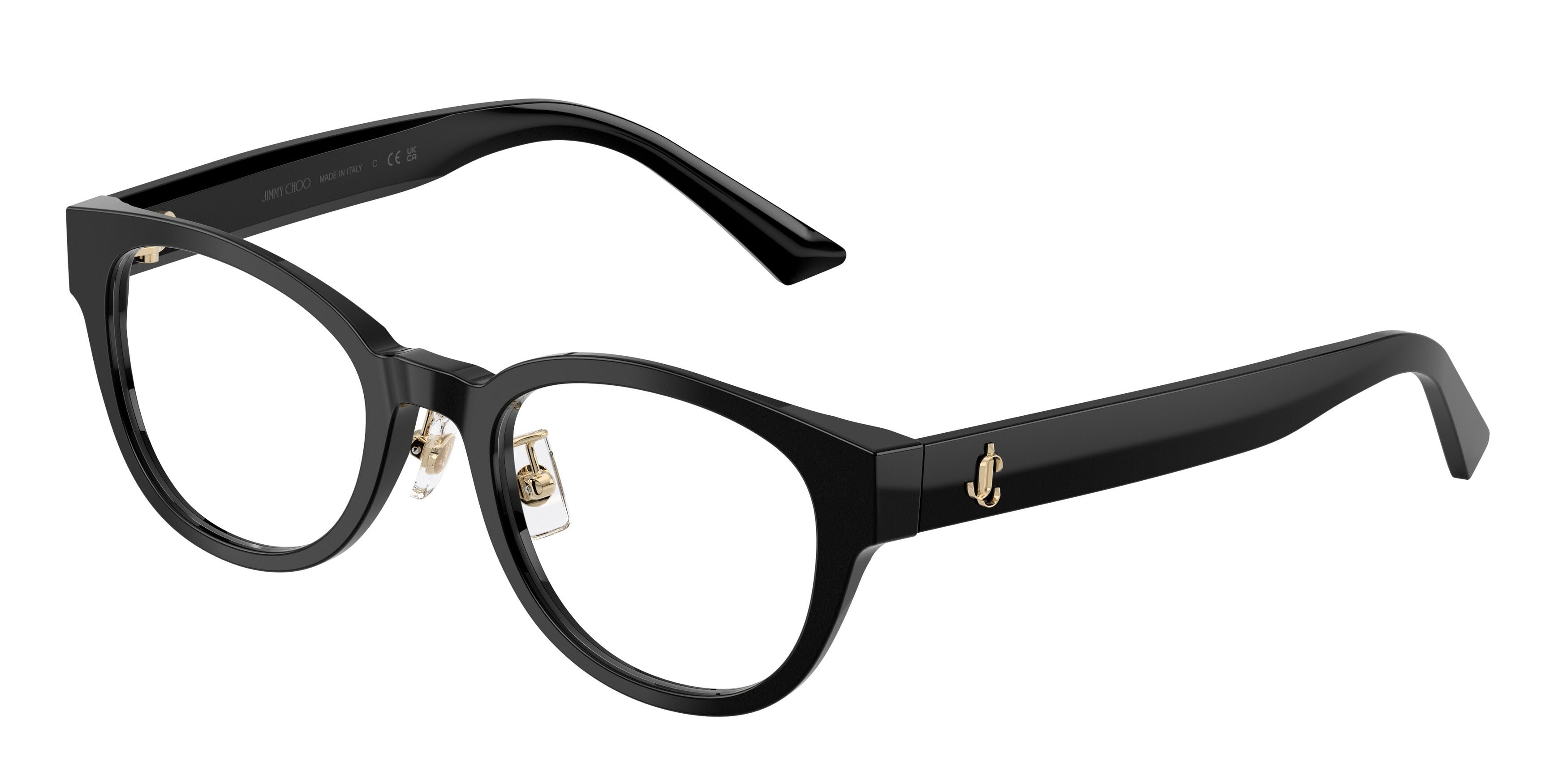 Occhiali da vista Jimmy Choo JC 3058D (5000) colore nero forma pantos lenti lente demo