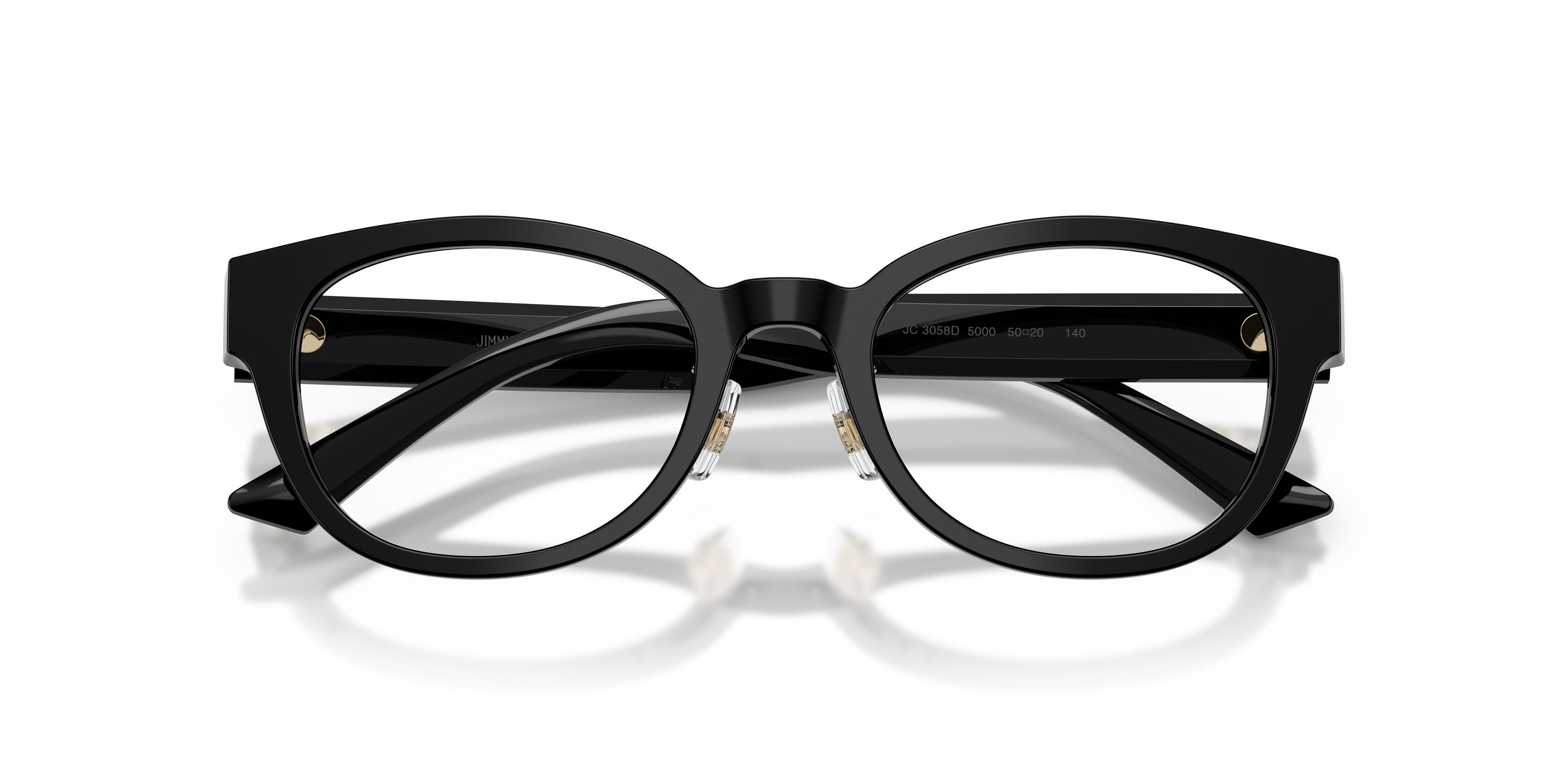 Occhiali da vista Jimmy Choo JC 3058D (5000) colore nero forma pantos lenti lente demo
