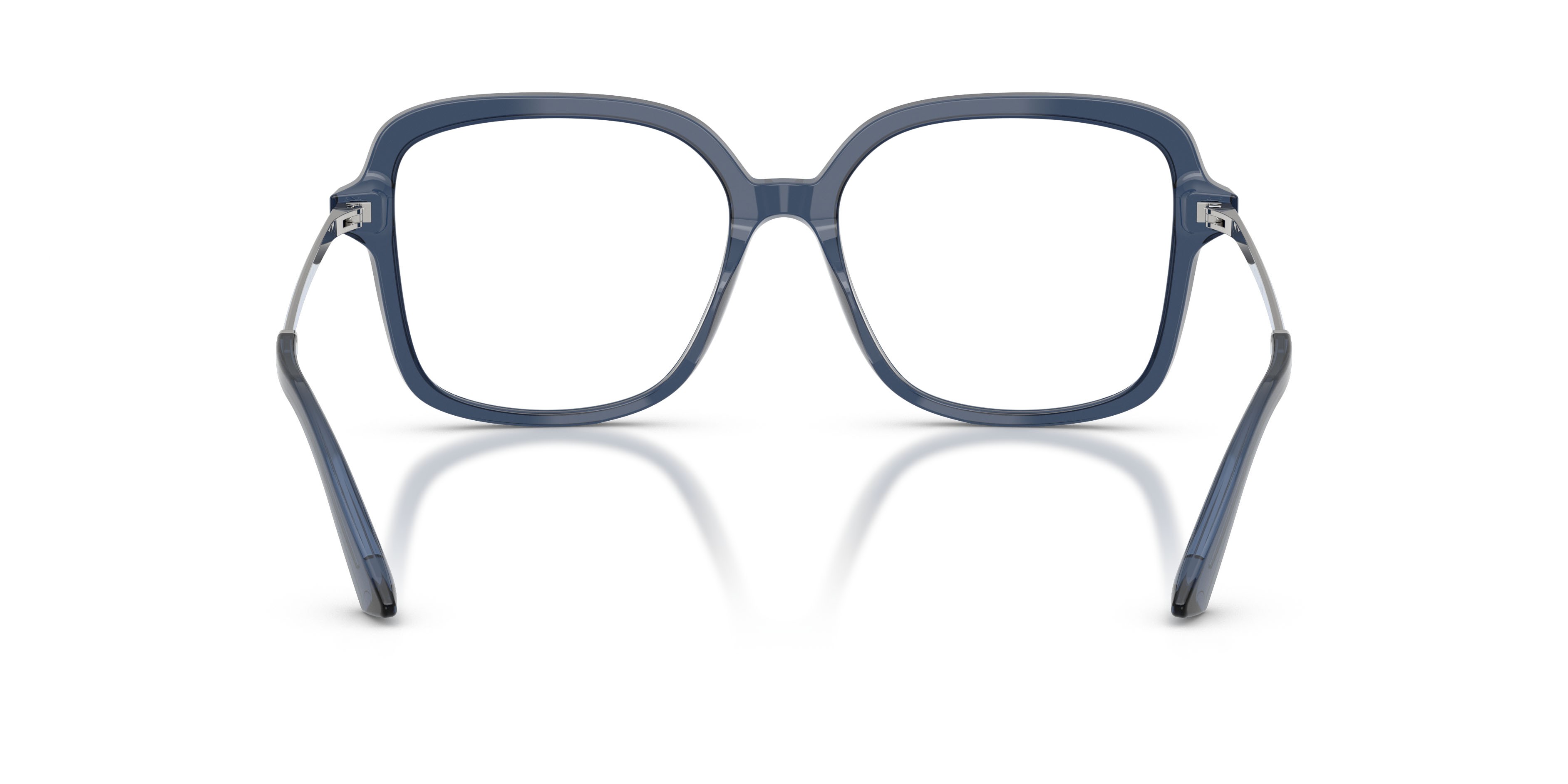 Occhiali da vista Jimmy Choo JC 3061U (5035) colore blu navy trasparente forma quadrato lenti lente demo