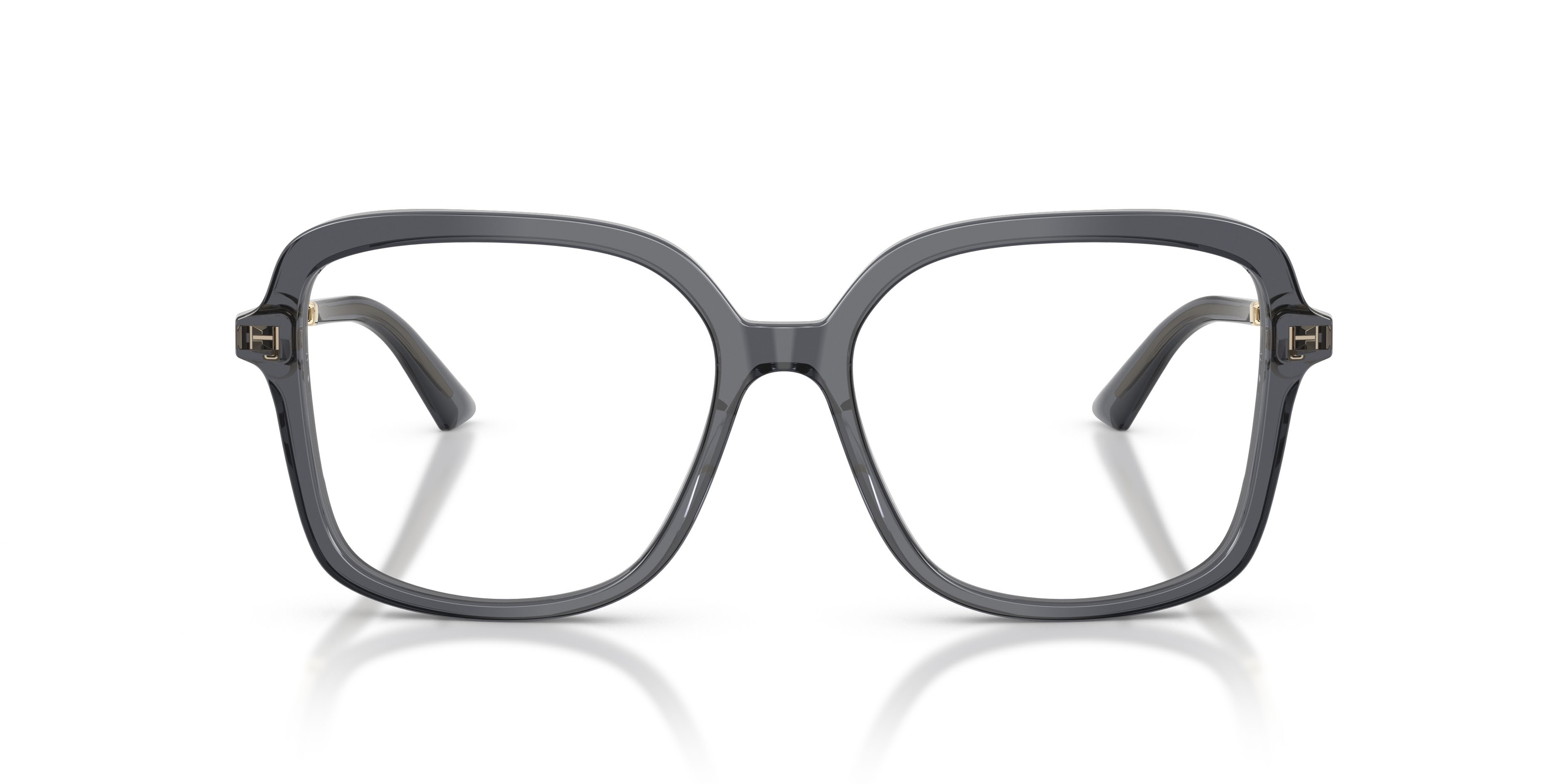 Occhiali da vista Jimmy Choo JC 3061U (5106) colore grigio trasparente forma quadrato lenti lente demo