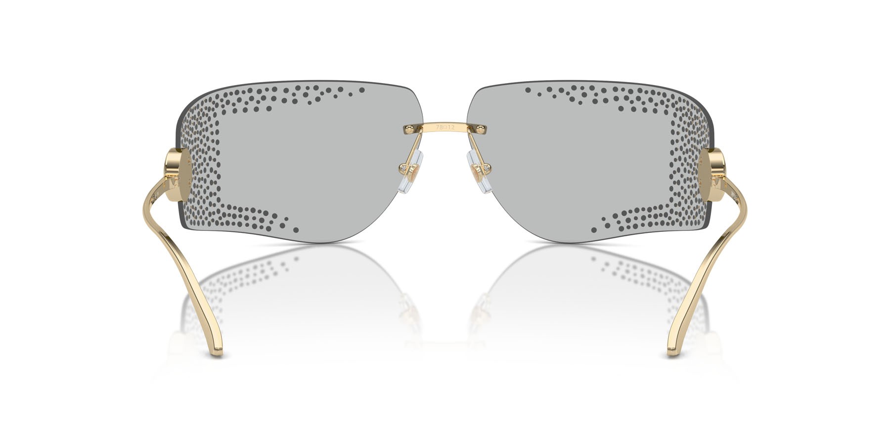 Occhiali da sole Jimmy Choo JC 4009B (300687) colore oro pallido forma quadrato lenti grigio chiaro