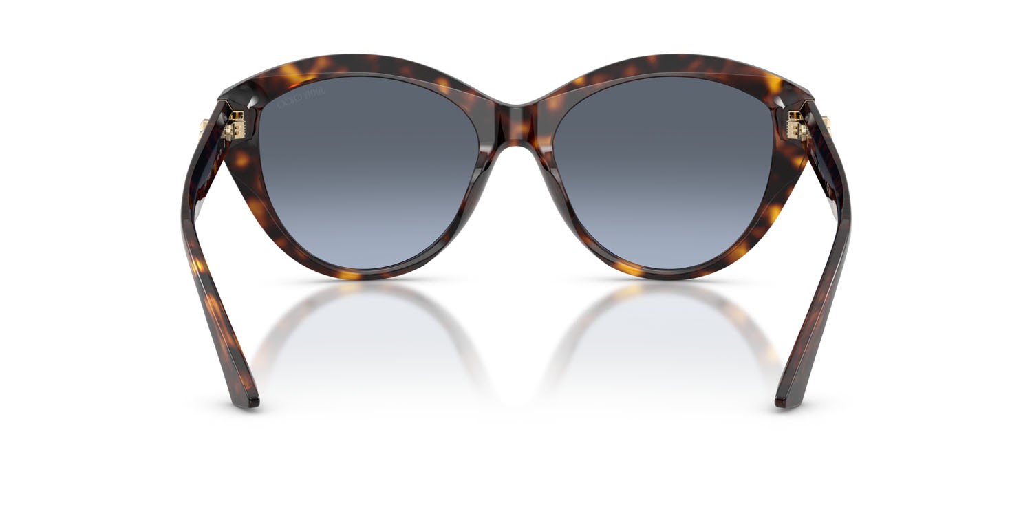 Occhiali da sole Jimmy Choo JC 5007 (50028F) colore havana forma pantos lenti blu sfumato