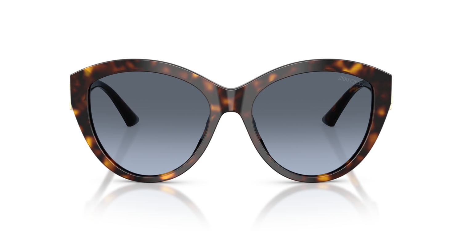 Occhiali da sole Jimmy Choo JC 5007 (50028F) colore havana forma pantos lenti blu sfumato