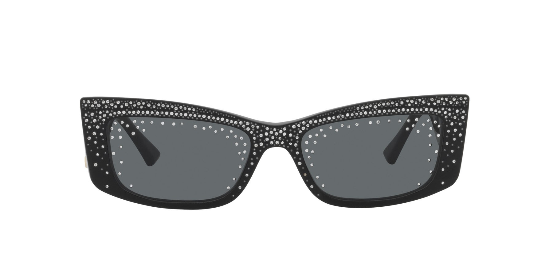 Occhiali da sole Jimmy Choo JC 5020B (505387) colore nero forma quadrato lenti grigio scuro