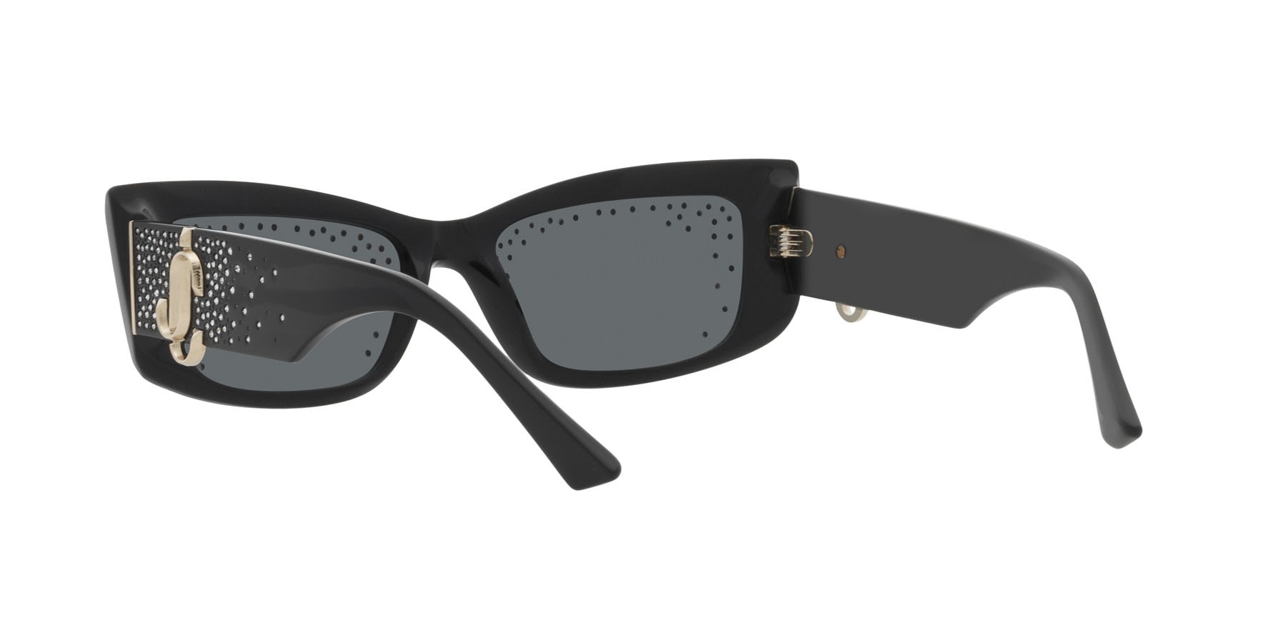Occhiali da sole Jimmy Choo JC 5020B (505387) colore nero forma quadrato lenti grigio scuro