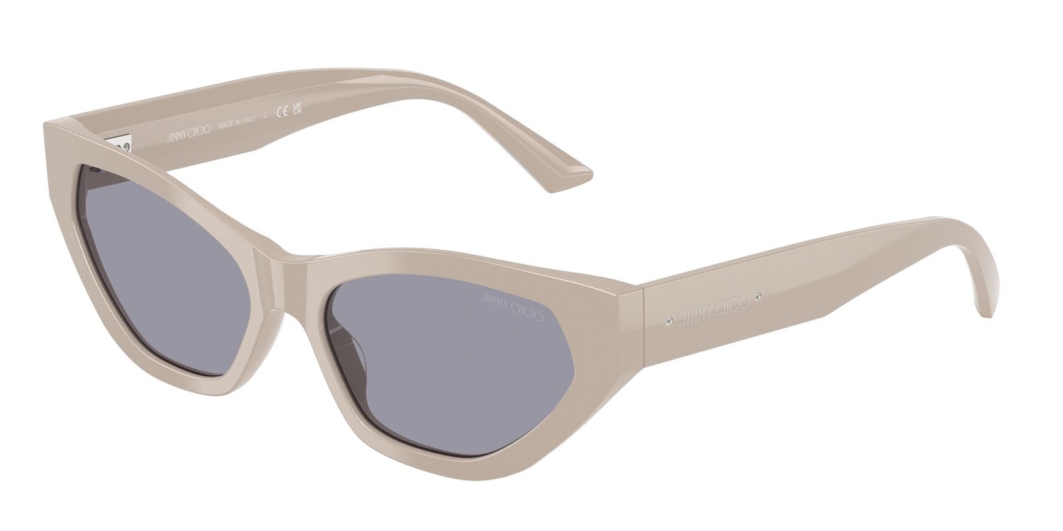 Occhiali da sole Jimmy Choo JC 5022B (503380) colore cenere forma cat eye lenti blu