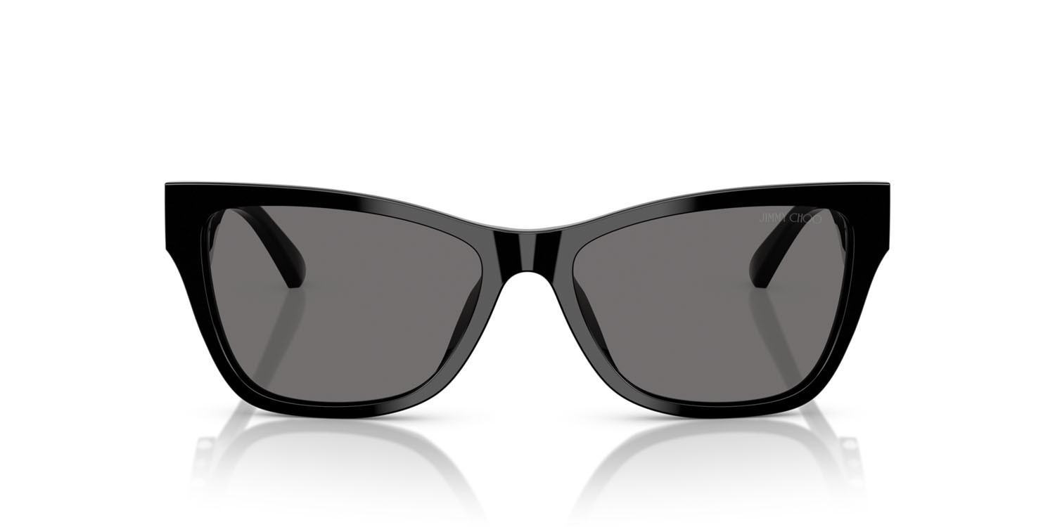 Sunglasses Jimmy Choo JC 5024HU (500081) color nero shape square lenses polar grigia