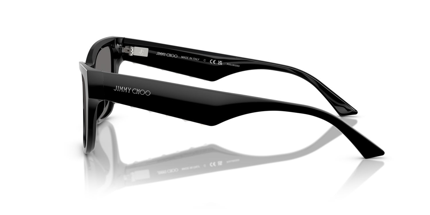 Sunglasses Jimmy Choo JC 5024HU (500081) color nero shape square lenses polar grigia