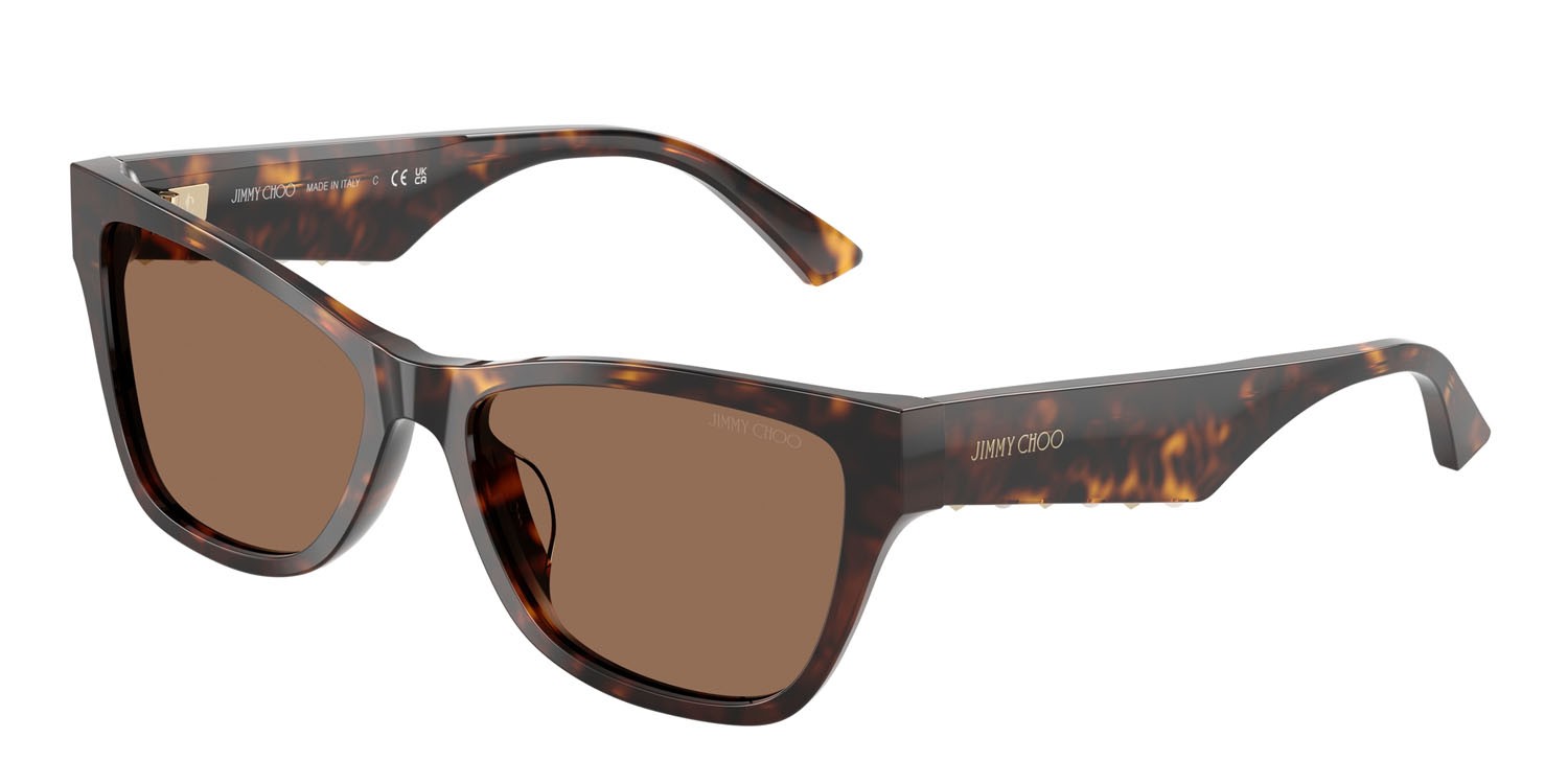 Sunglasses Jimmy Choo JC 5024HU (500273) color havana shape square lenses marrone scuro