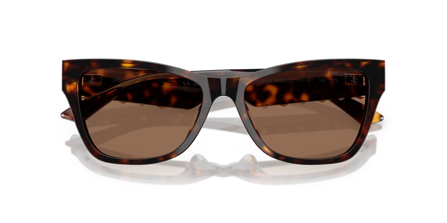Sunglasses Jimmy Choo JC 5024HU (500273) color havana shape square lenses marrone scuro