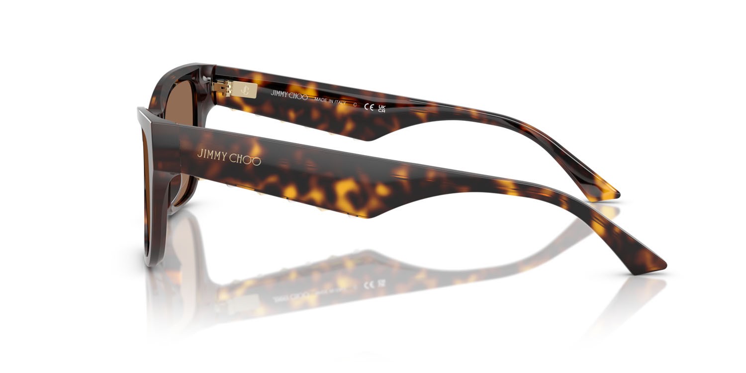 Sunglasses Jimmy Choo JC 5024HU (500273) color havana shape square lenses marrone scuro