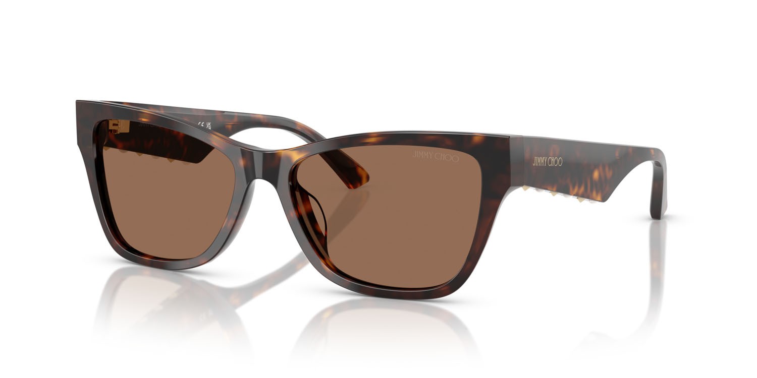 Sunglasses Jimmy Choo JC 5024HU (500273) color havana shape square lenses marrone scuro