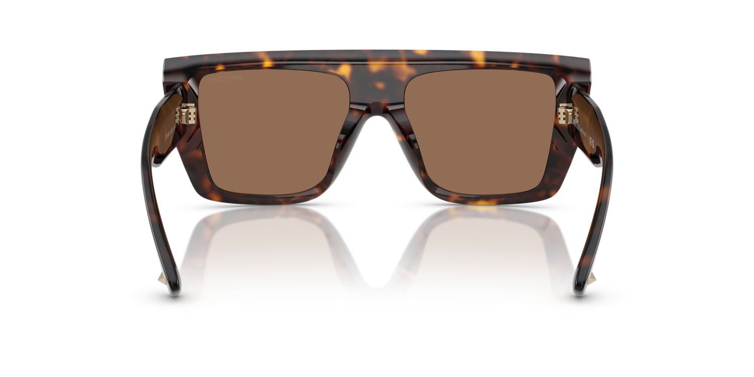 Occhiali da sole Jimmy Choo JC 5026U (500273) colore havana forma rettangolare lenti marrone scuro