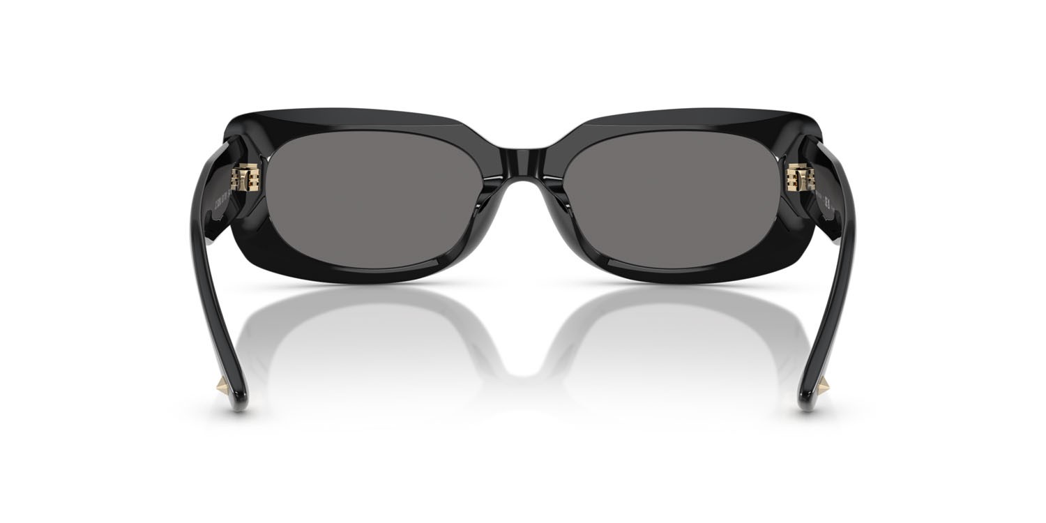 Occhiali da sole Jimmy Choo JC 5029U (501781) colore nero forma quadrato lenti polar grigio scuro