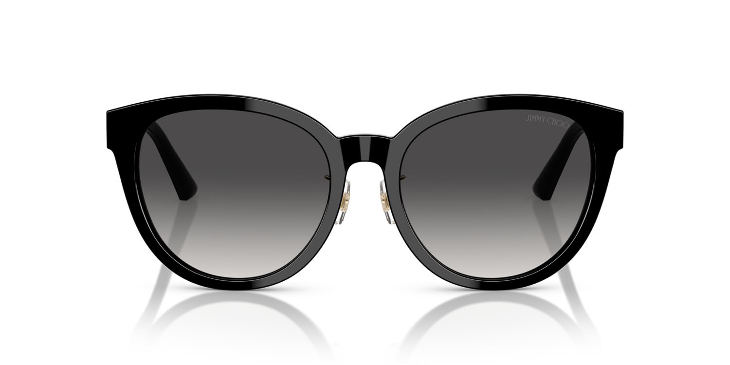 Occhiali da sole Jimmy Choo JC 5032D (500086) colore nero forma pantos lenti grigio sfumato