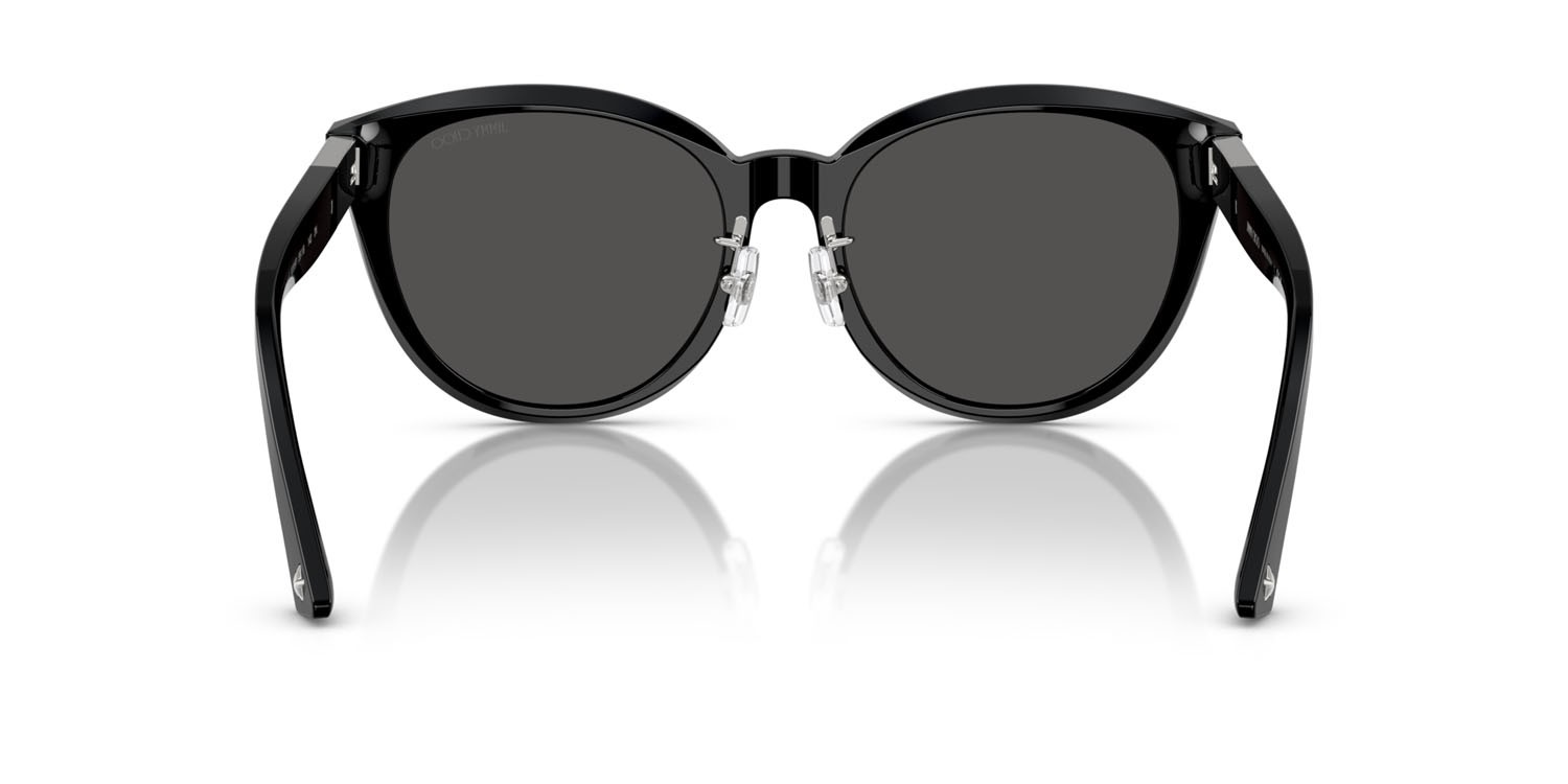 Occhiali da sole Jimmy Choo JC 5032D (500087) colore nero forma pantos lenti grigio scuro