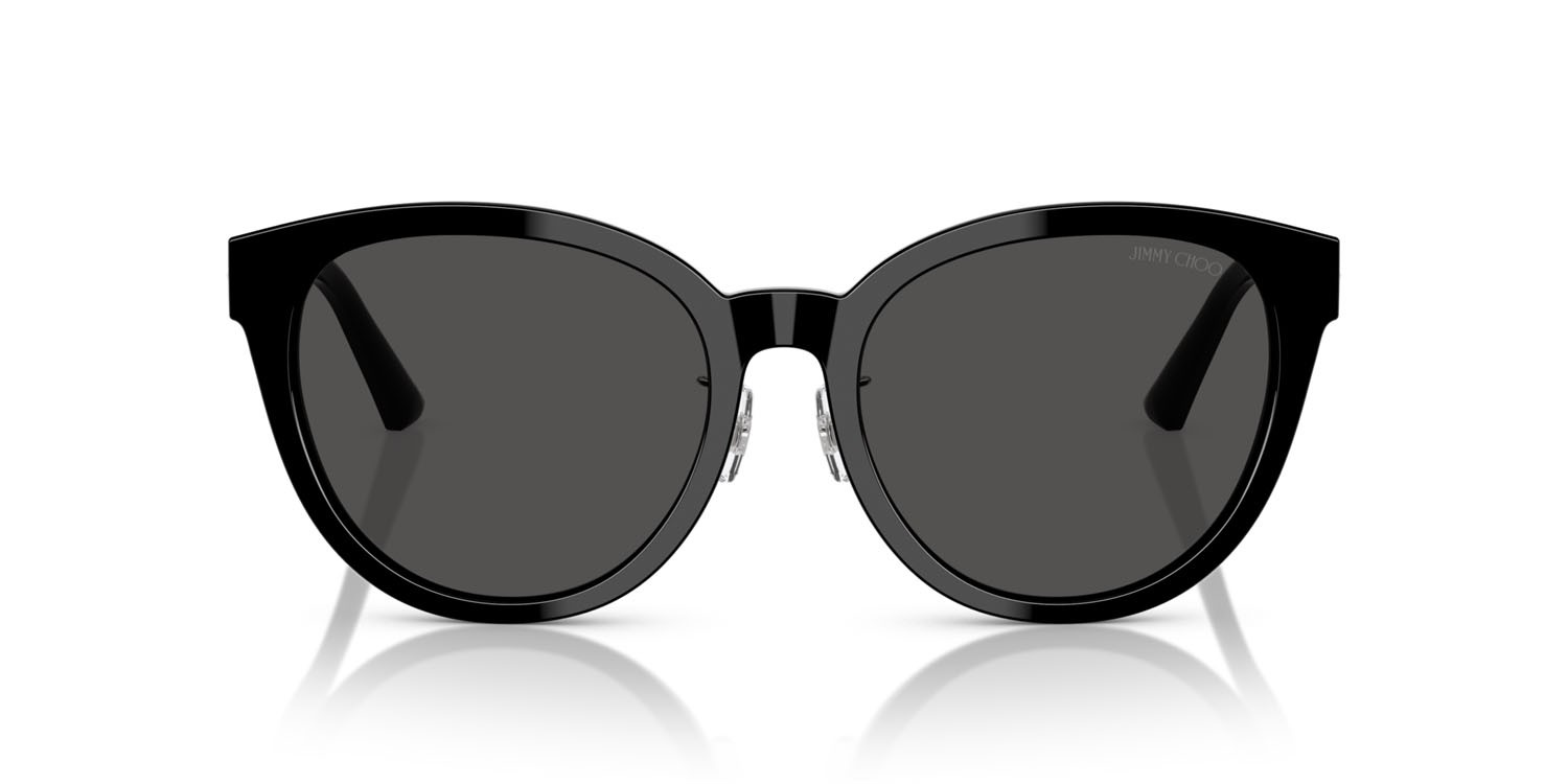 Occhiali da sole Jimmy Choo JC 5032D (500087) colore nero forma pantos lenti grigio scuro