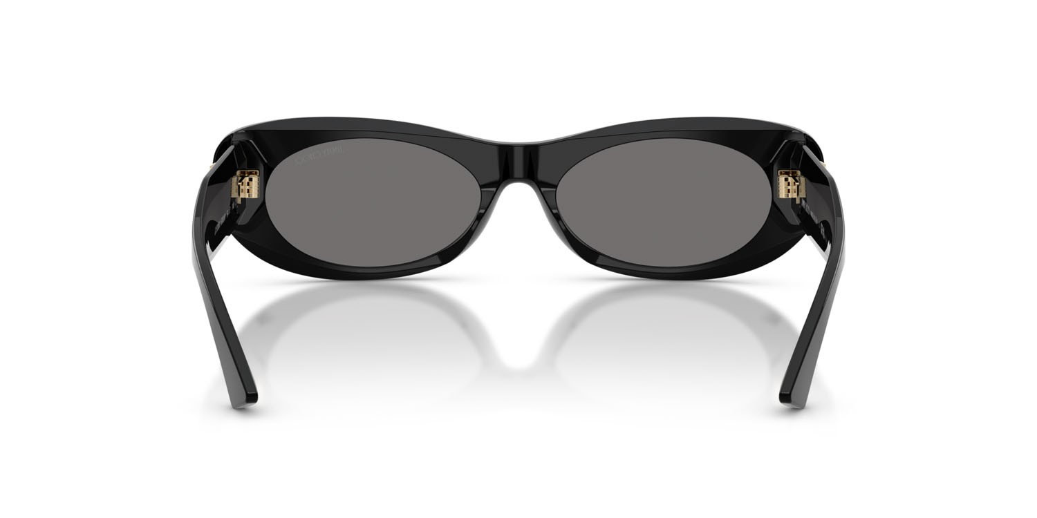 Occhiali da sole Jimmy Choo JC 5038BU (500081) colore nero forma ovale lenti polarizzata grigio