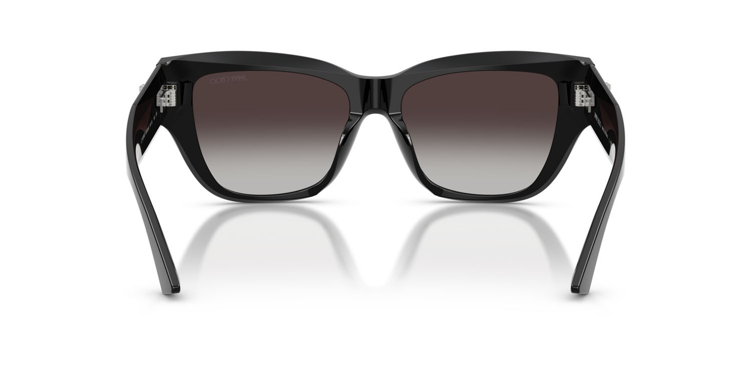 Occhiali da sole Jimmy Choo JC 5039BU (50008G) colore nero forma quadrato lenti grigio sfumato
