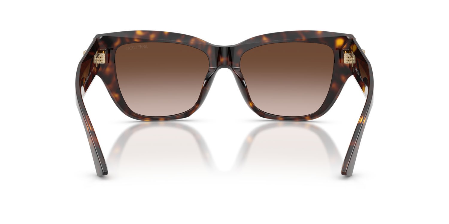 Occhiali da sole Jimmy Choo JC 5039BU (500213) colore havana forma quadrato lenti marrone sfumato