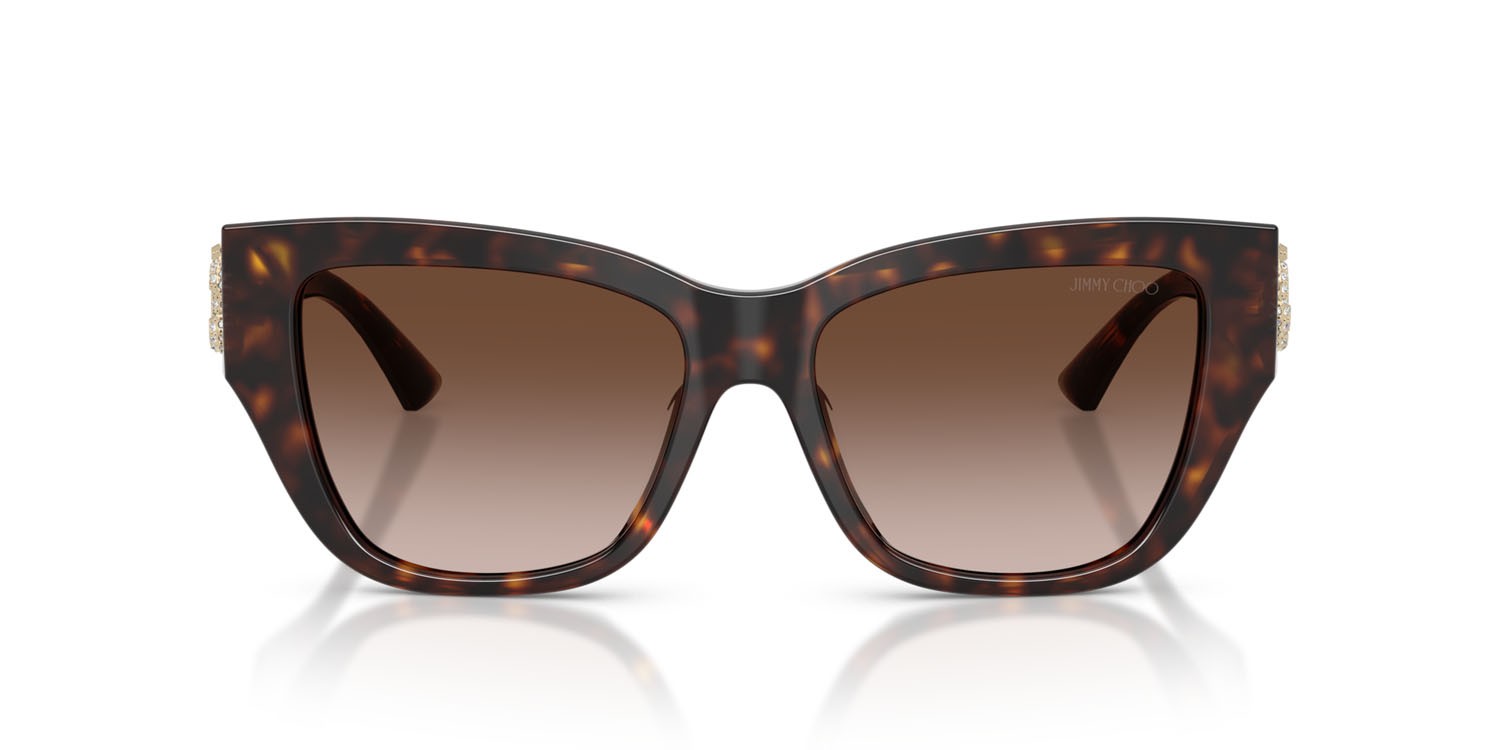 Occhiali da sole Jimmy Choo JC 5039BU (500213) colore havana forma quadrato lenti marrone sfumato