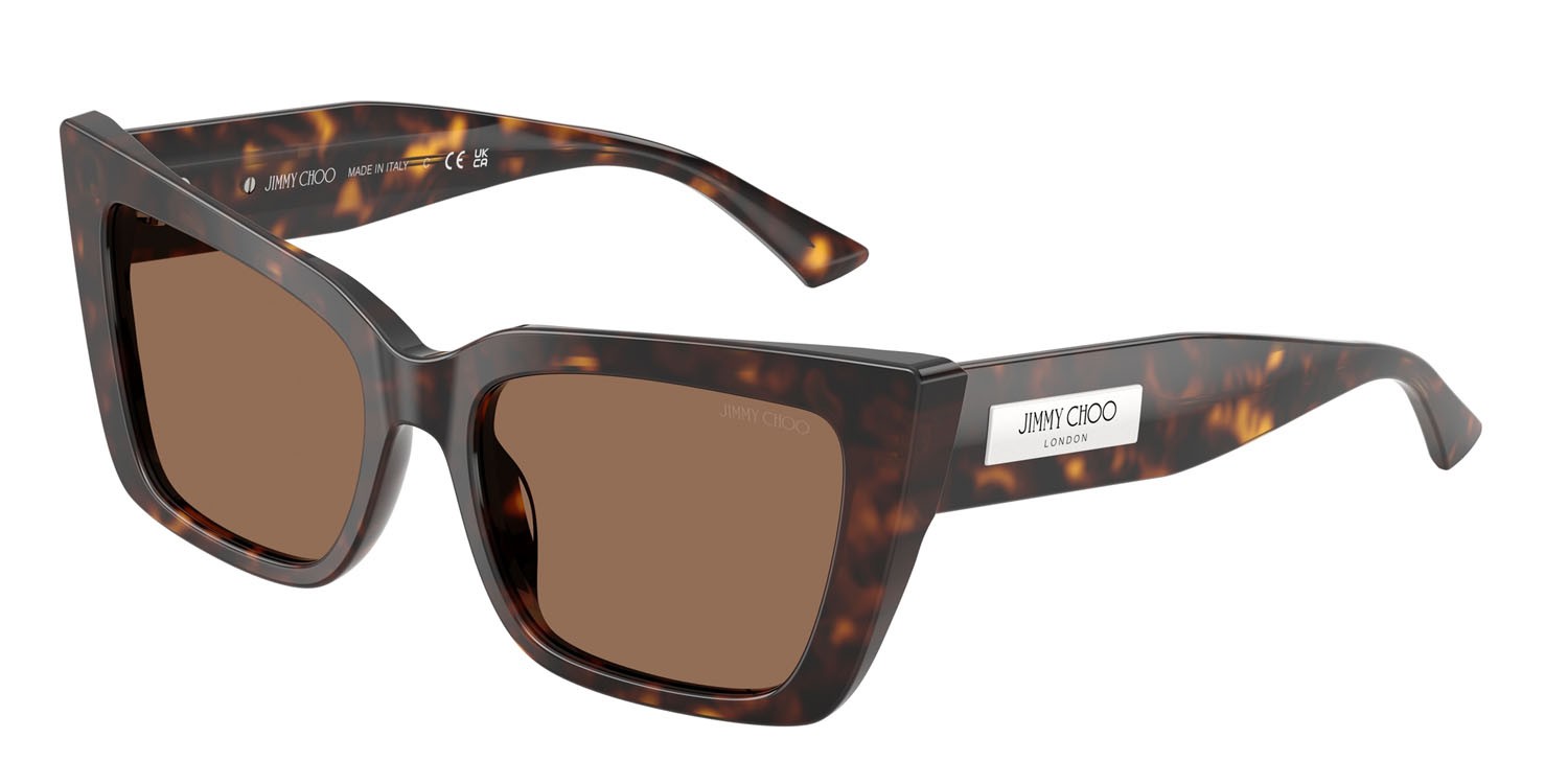 Occhiali da sole Jimmy Choo JC 5041 (500273) colore havana forma farfalla lenti marrone scuro