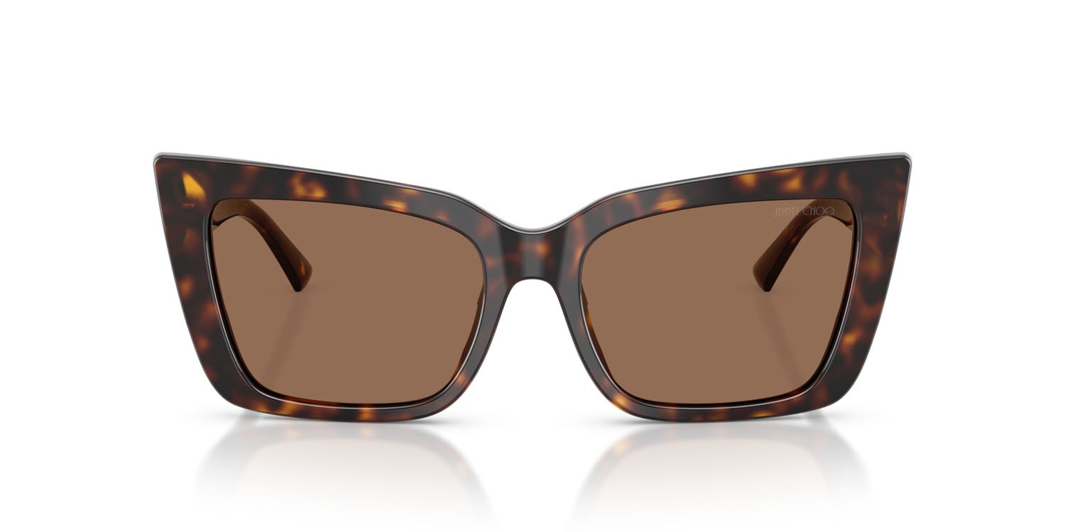 Occhiali da sole Jimmy Choo JC 5041 (500273) colore havana forma farfalla lenti marrone scuro