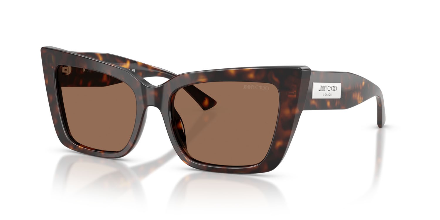 Occhiali da sole Jimmy Choo JC 5041 (500273) colore havana forma farfalla lenti marrone scuro