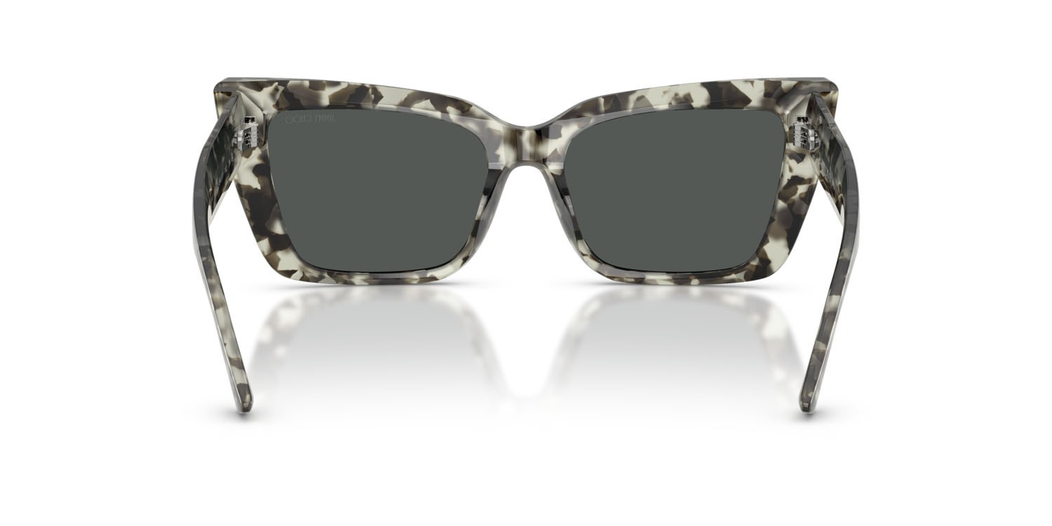 Occhiali da sole Jimmy Choo JC 5041 (506887) colore opale avana latte forma farfalla lenti grigio scuro