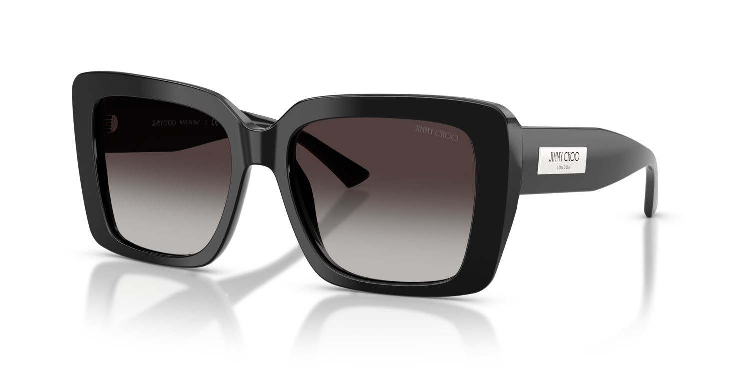 Occhiali da sole Jimmy Choo JC 5042 (50008G) colore nero forma quadrato lenti sfumato grigio