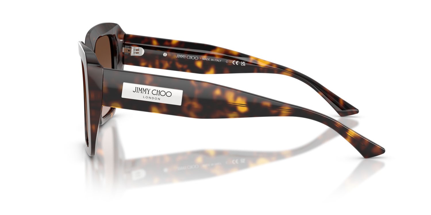 Occhiali da sole Jimmy Choo JC 5042 (500213) colore havana forma quadrato lenti marrone sfumato