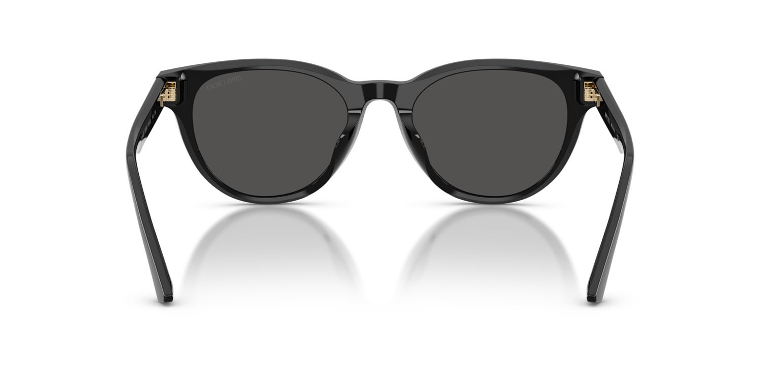 Occhiali da sole Jimmy Choo JC 5043D (500087) colore nero forma pantos lenti grigio scuro