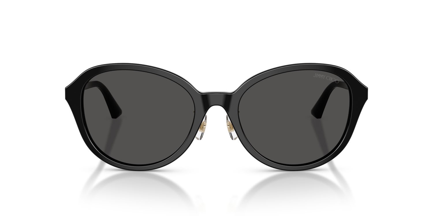 Occhiali da sole Jimmy Choo JC 5044D (500087) colore nero forma pantos lenti grigio scuro