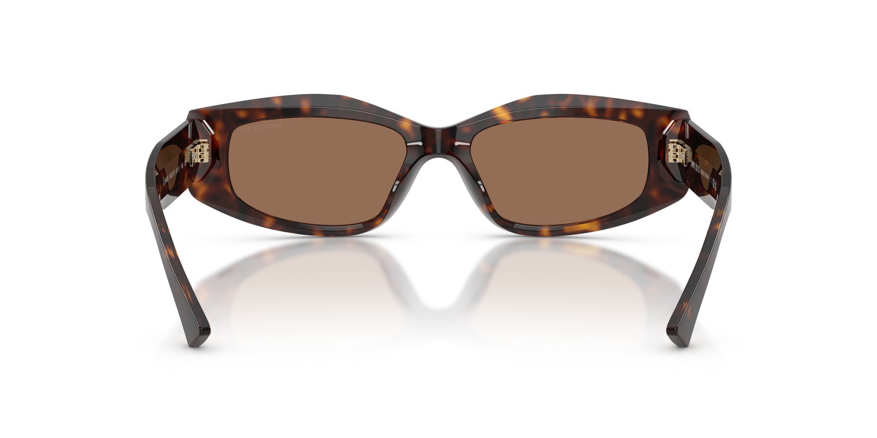 Sunglasses Jimmy Choo JC 5046BU (500273) color havana shape irregular lenses marrone scuro