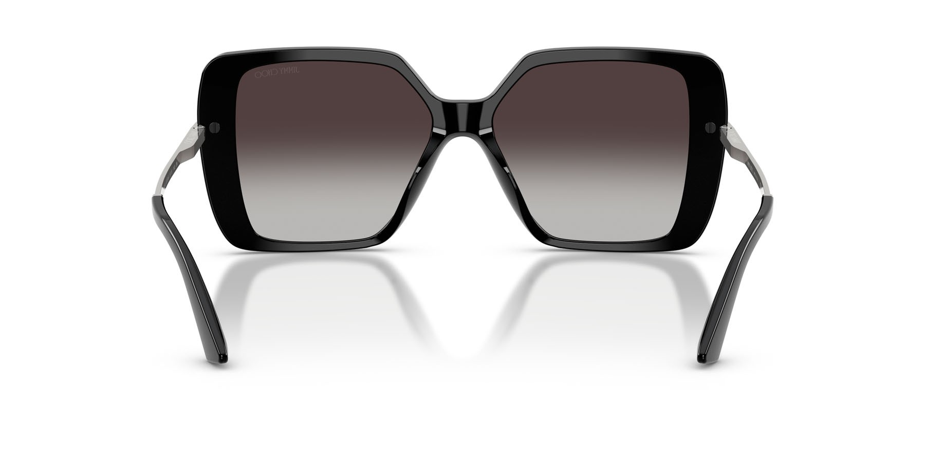 Occhiali da sole Jimmy Choo JC 5048JU (50008G) colore nero forma quadrato lenti grigio sfumato