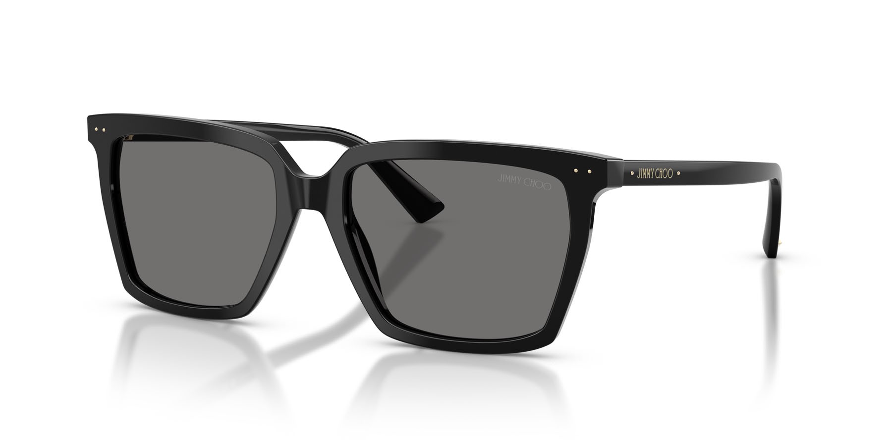 Occhiali da sole Jimmy Choo JC 5051 (500081) colore nero forma quadrato lenti grigio scuro
