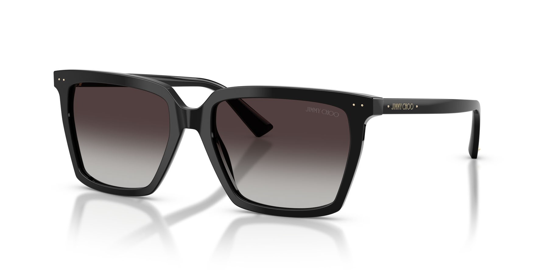 Occhiali da sole Jimmy Choo JC 5051 (50008G) colore nero forma quadrato lenti grigio sfumato