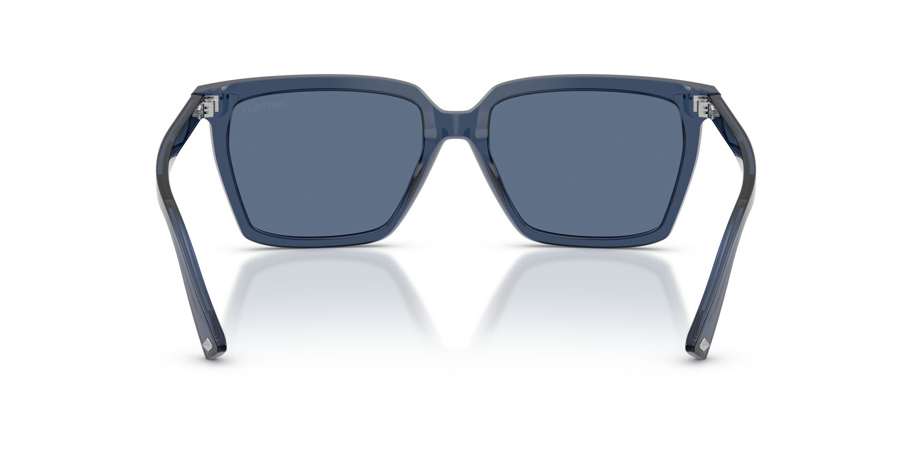 Occhiali da sole Jimmy Choo JC 5051 (503580) colore blu navy trasparente forma quadrato lenti blu