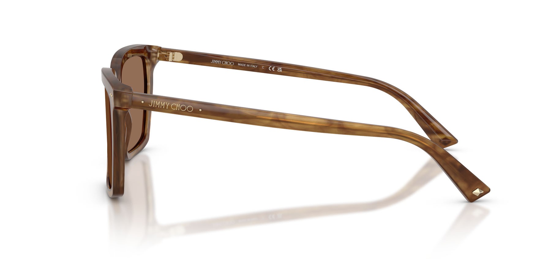 Occhiali da sole Jimmy Choo JC 5051 (508573) colore havana marrone forma quadrato lenti marrone scuro