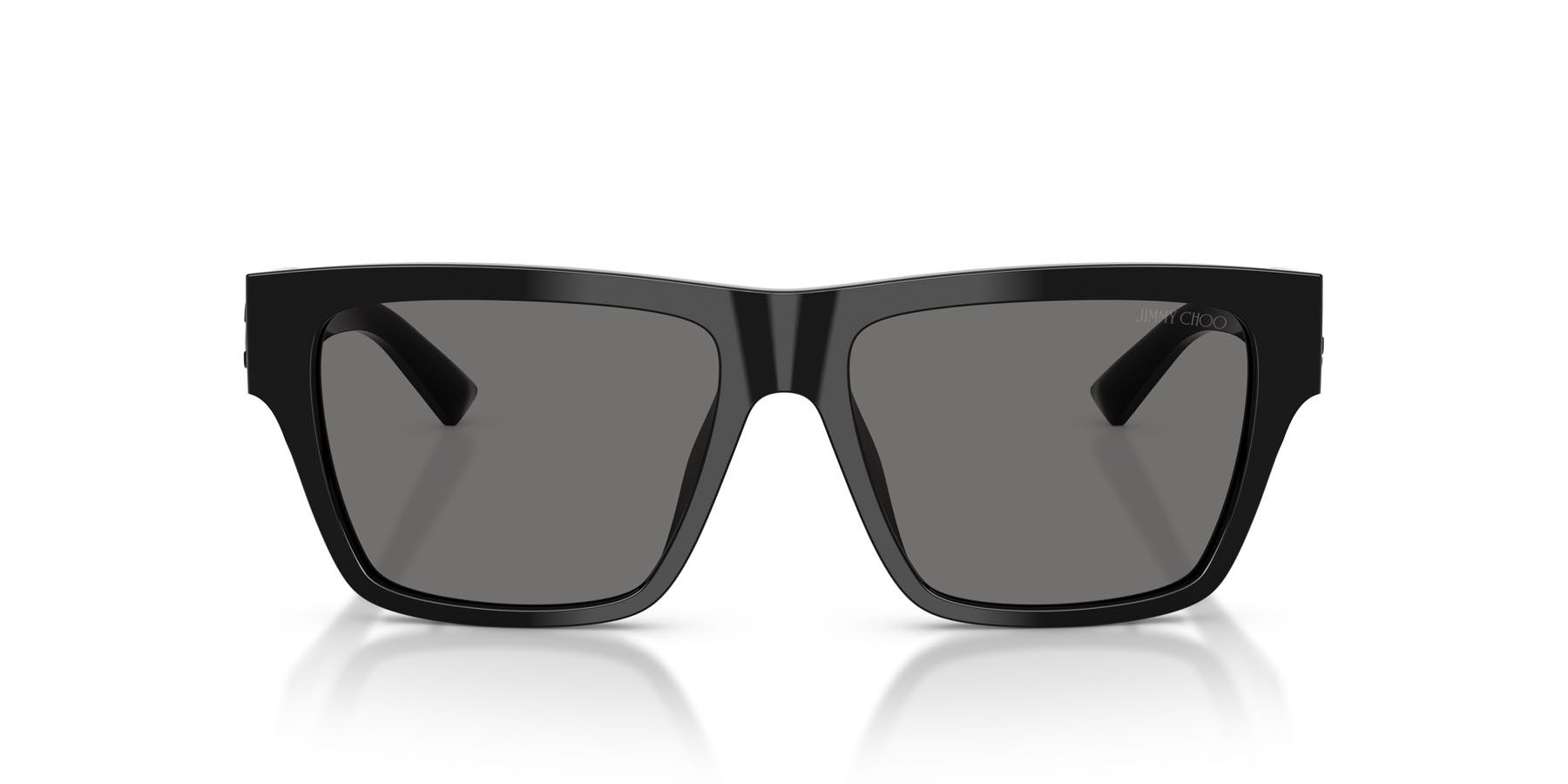 Occhiali da sole Jimmy Choo JC 5052U (500081) colore nero forma rettangolare lenti polarizzata grigio scuro