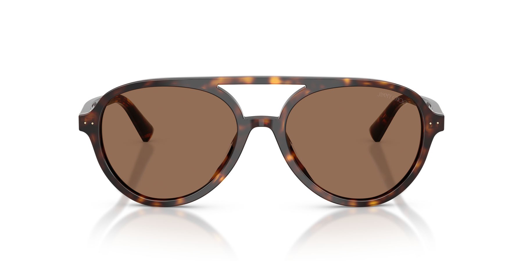 Sunglasses Jimmy Choo JC 5055U (500273) color havana shape aviator lenses marrone scuro