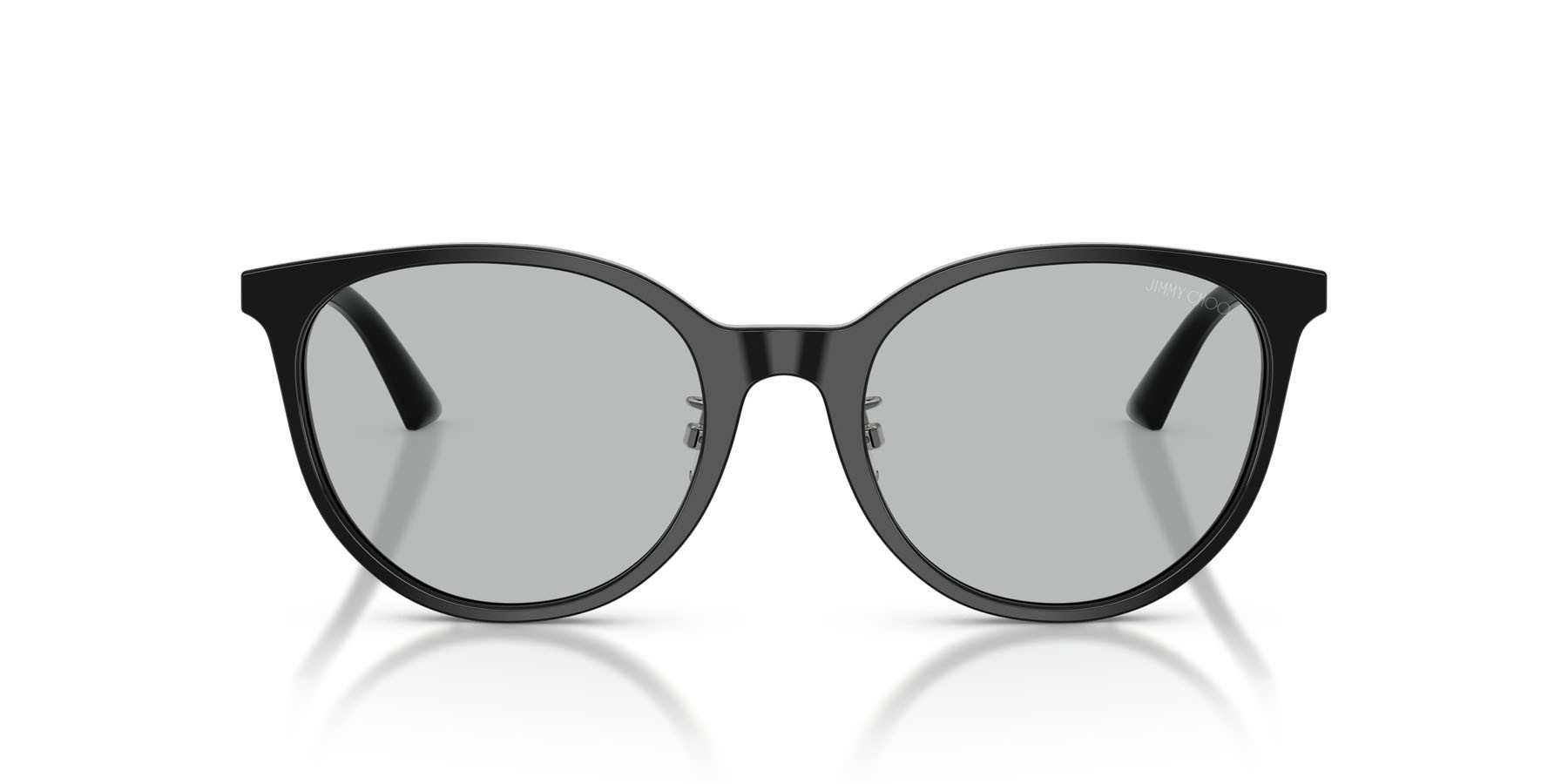 Occhiali da sole Jimmy Choo JC 5056JD (500087) colore nero forma pantos lenti grigio chiaro