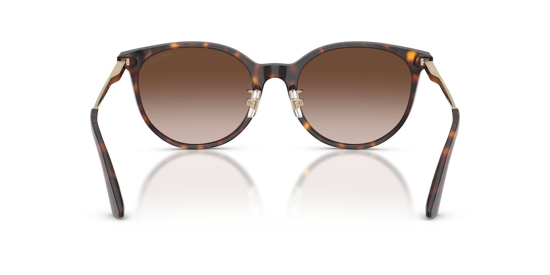 Occhiali da sole Jimmy Choo JC 5056JD (500213) colore havana forma pantos lenti marrone sfumato