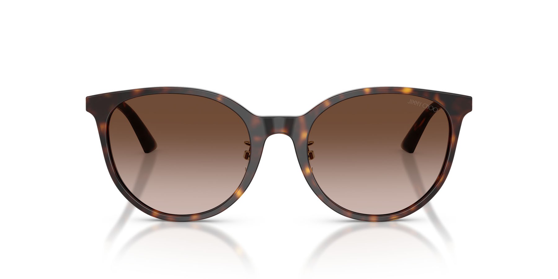 Occhiali da sole Jimmy Choo JC 5056JD (500213) colore havana forma pantos lenti marrone sfumato
