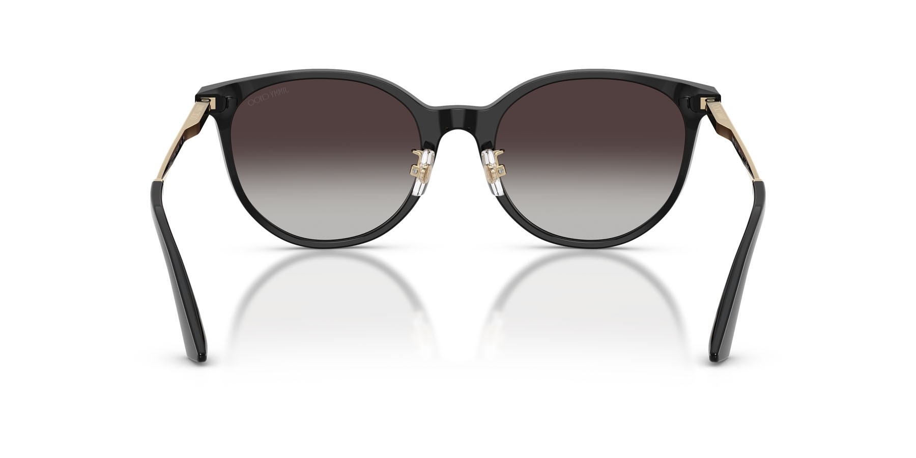Occhiali da sole Jimmy Choo JC 5056JD (50178G) colore nero forma pantos lenti grigio sfumato