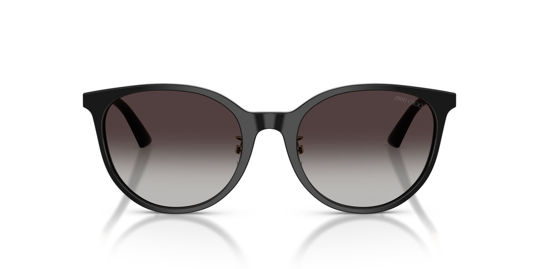 Occhiali da sole Jimmy Choo JC 5056JD (50178G) colore nero forma pantos lenti grigio sfumato