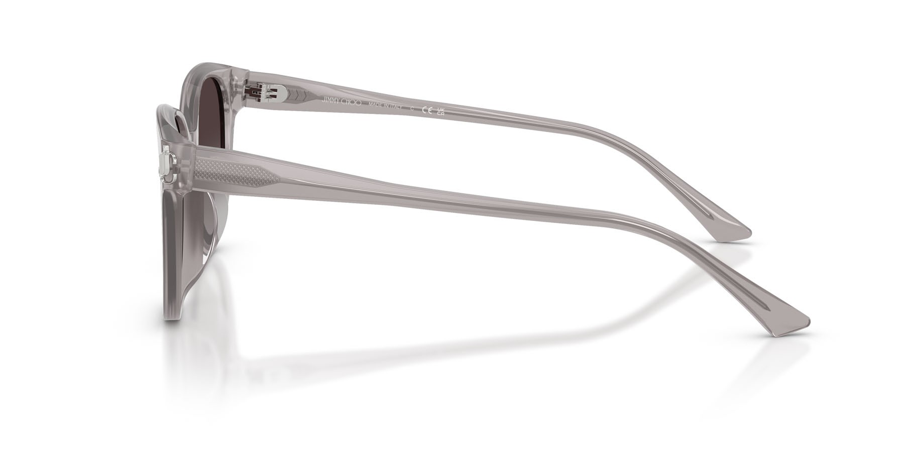 Occhiali da sole Jimmy Choo JC 5057D (50968G) colore opaline gray forma pantos lenti grigio sfumato